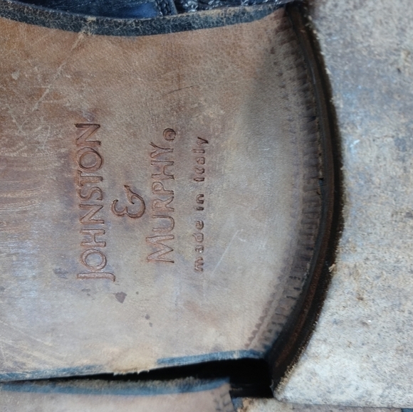 Johnston Murphy Domani Black Leather kiltie tassel Loafer made in Italy … - Picture 10 of 11